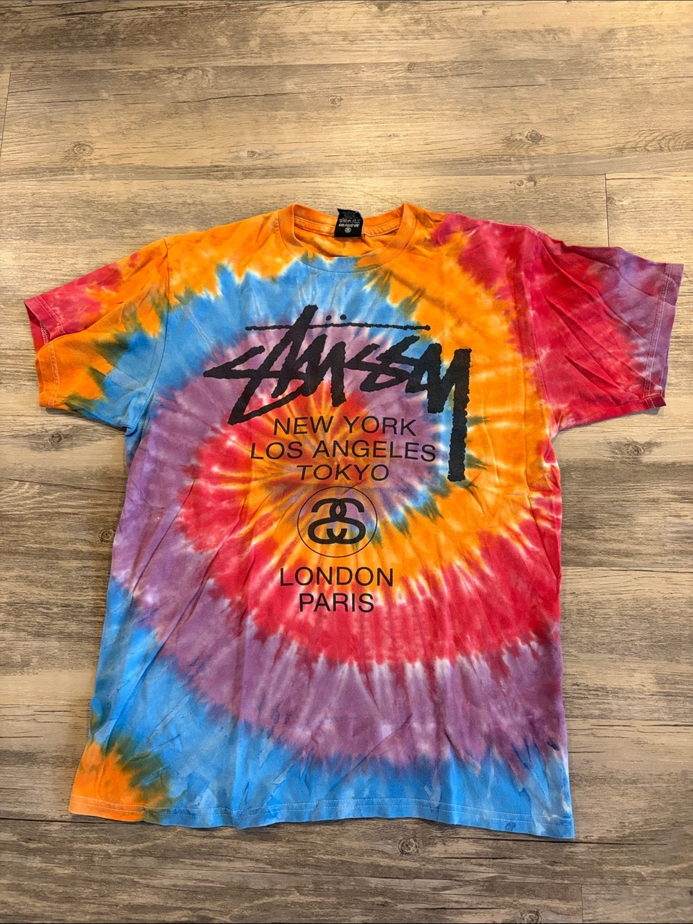 Stussy Tie dye Cotton T shirt